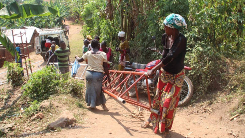 Pamoja Net community members at work