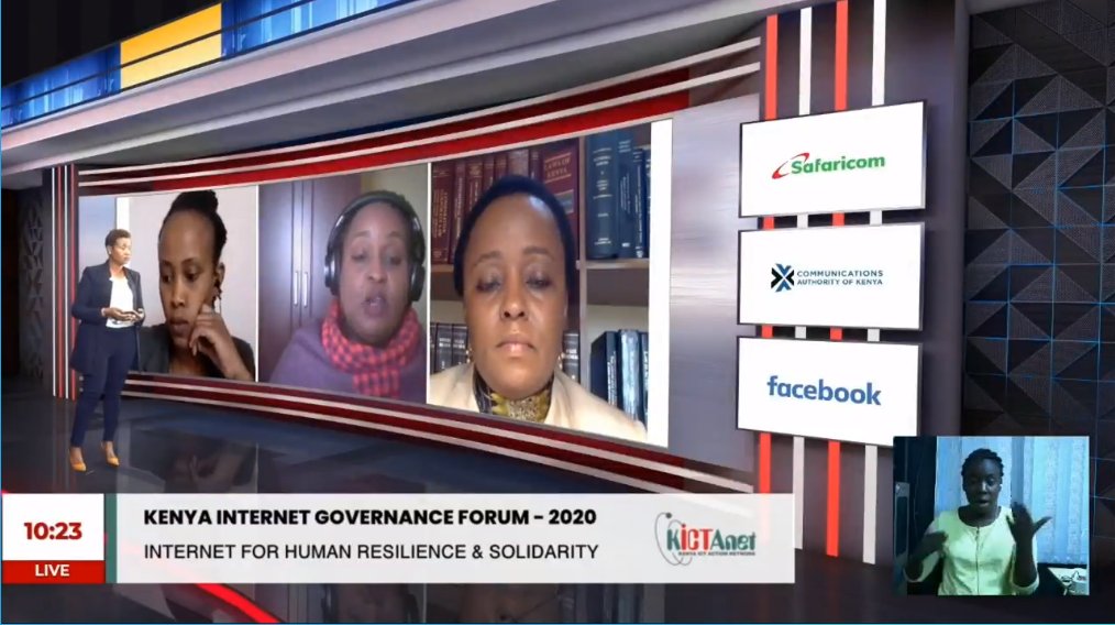 Human Resilience and solidarity panel at Kenya IGF