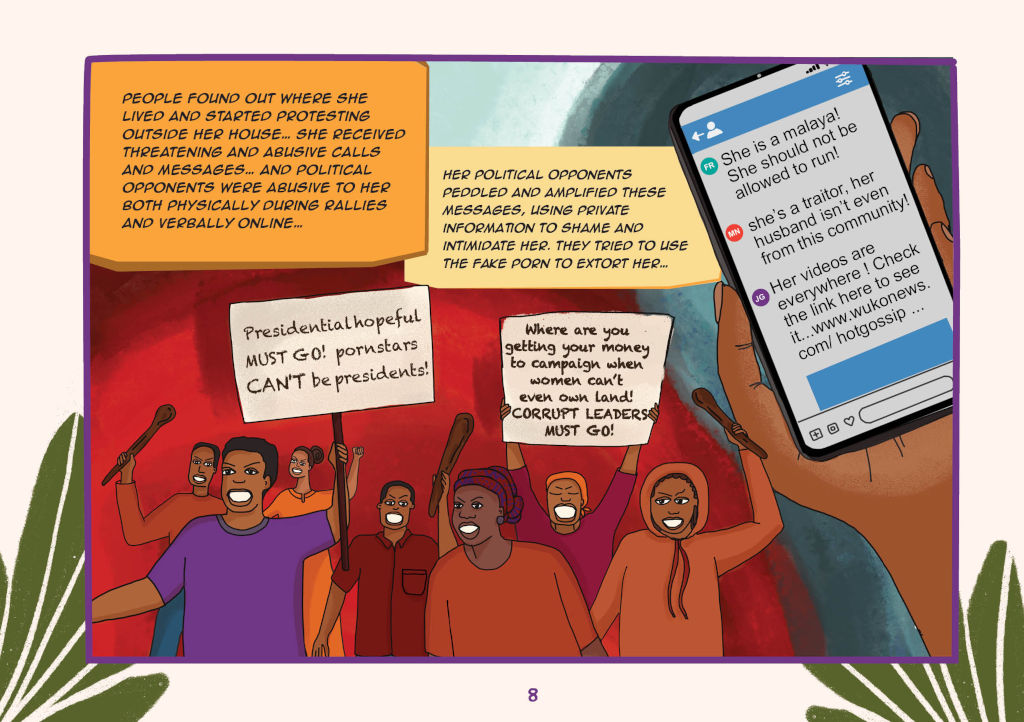 Slide9 Comic Women and safe keeping safe online