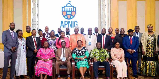 Members of the African Parliamentary Network on Internet Governance during its launch during the Africa Internet Governance Forum 2022, Lilongwe, Malawi