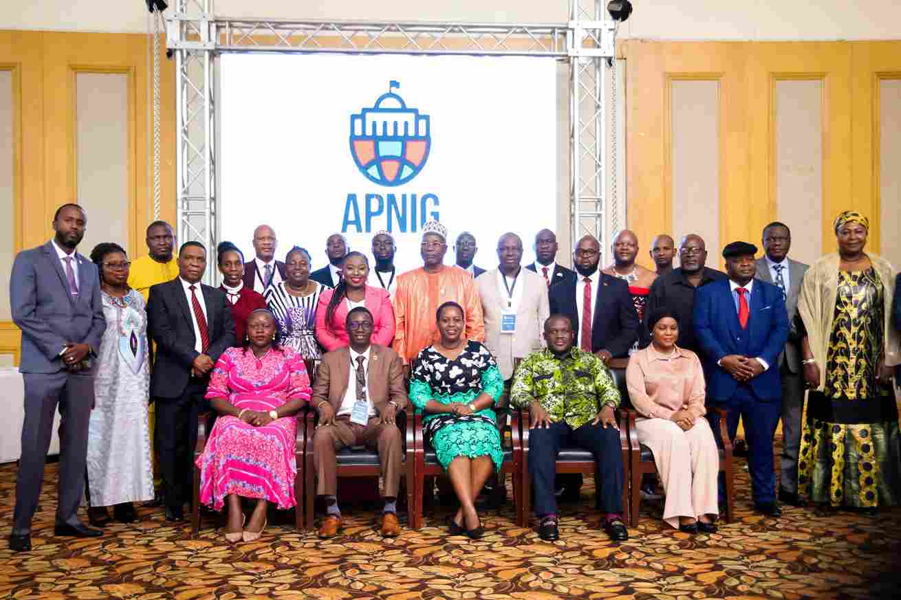 Members of the African Parliamentary Network on Internet Governance during its launch during the Africa Internet Governance Forum 2022, Lilongwe, Malawi