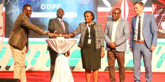Launch of the Data Protection Registration system during the observation of the International Data Privacy Day at the Kenyatta International Convention Centre.