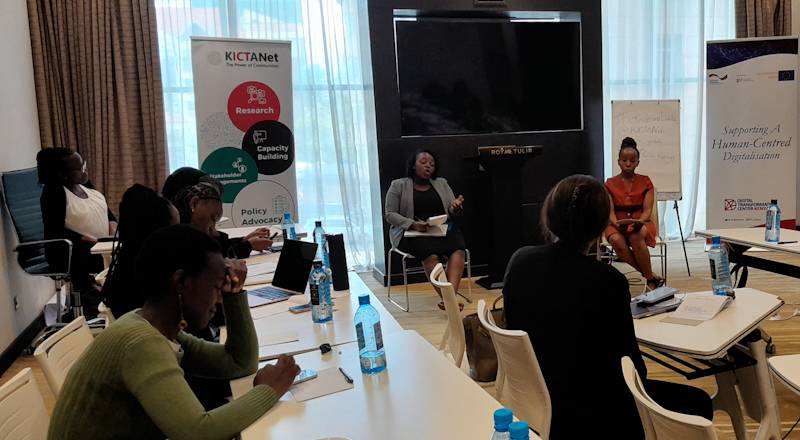 Participants during a roundtable meeting held on December 8, 2022, on gender and data protection focusing on the role of the ODPC in safeguarding women's data protection and privacy