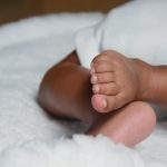 New born feet for child identification