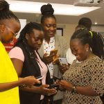 Participants during an access to the internet and its impact on women’s engagement in public participation mechanisms organised by KICTANet and ICNL