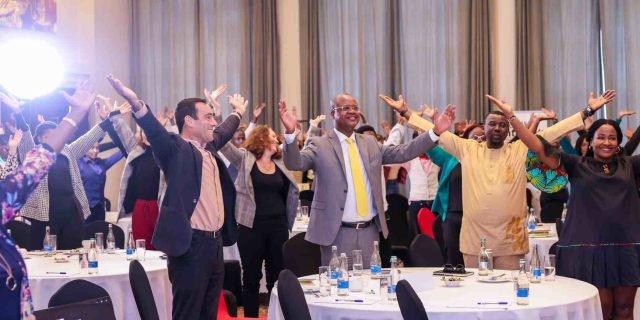 Kenya Internet Governance Forum 2023 participants during a beak session.