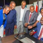 President William Ruto during the unveiling of Digital Government Services dubbed Gava Mkononi at the Kenyatta International Convention Centre in Nairobi.