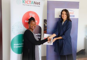 The partnership agreement with The Slovak Agency for International Development Cooperation, in collaboration with the Embassy of the Slovak Republic in Nairobi was signed on November 9, 2023 by Grace Githaiga, CEO of KICTANet, and Ms Charlotte Marie Matusova, Deputy Head of Mission/Consul of Slovakia
