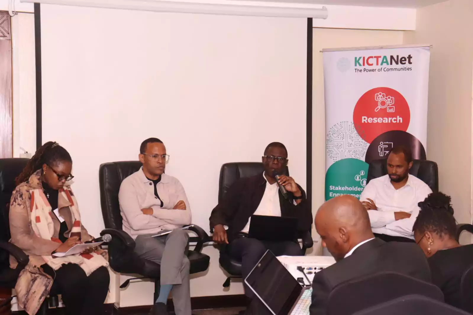 Panel session on “Kenya’s AI Priorities,” moderated by John Walubengo, CISA, CDPSE, (OGW) of the Kenyan ICT Review Task Force, had insights shared by: FLORENCE OGONJO, CIPIT, Kamau Maina, Safaricom PLC, and Jack Ngare, Technical Director Office of the CTO Google.