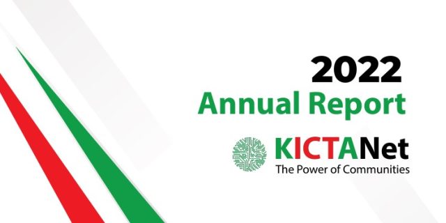 KICTANet 2022 annual report Cover Page
