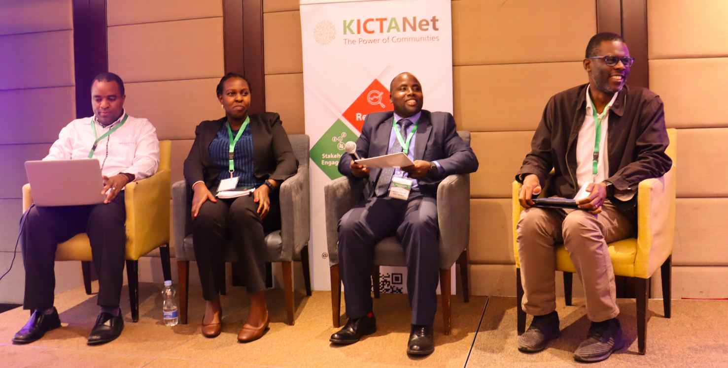 A panel discussion on 'Taxation: Challenges and Opportunities in the Digital Age', with Nickson Omondi, Kenya Revenue Authority (KRA), Mercy Kimalat, Association of Startup and SME Enablers of Kenya (ASSEK), John Walubengo, Multimedia University (MMU) and Martin Mbaya, Strathmore University explored areas of compliance, enforcement, bridging the digital divide and supporting businesses and simplifying taxation.